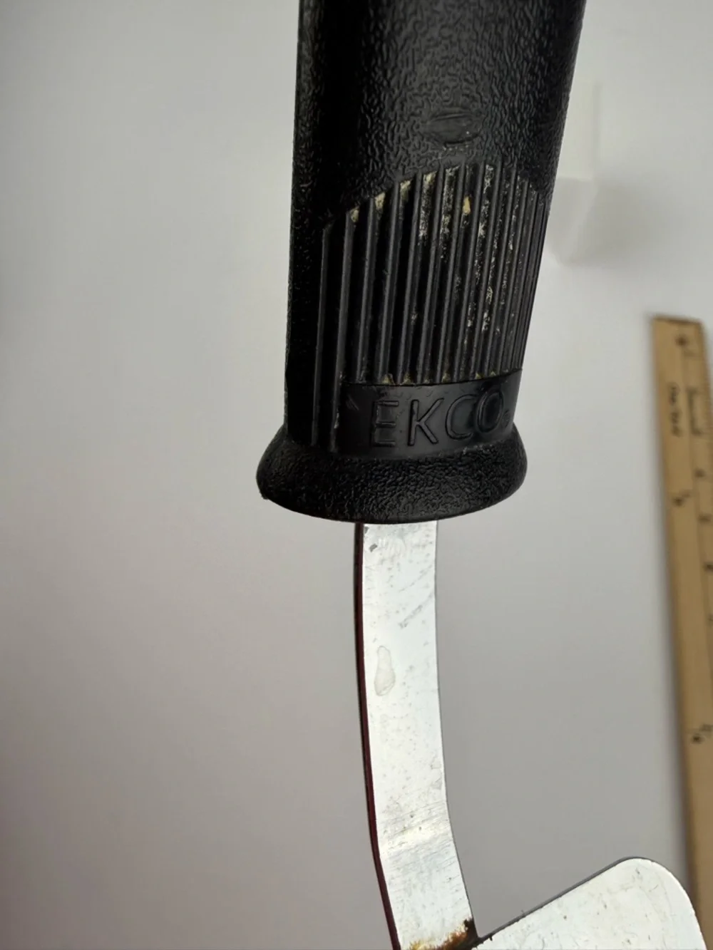VTG Ekco Metal 3 Slotted Spatula Turner Flipper Utensil Black Handle SEE ALL